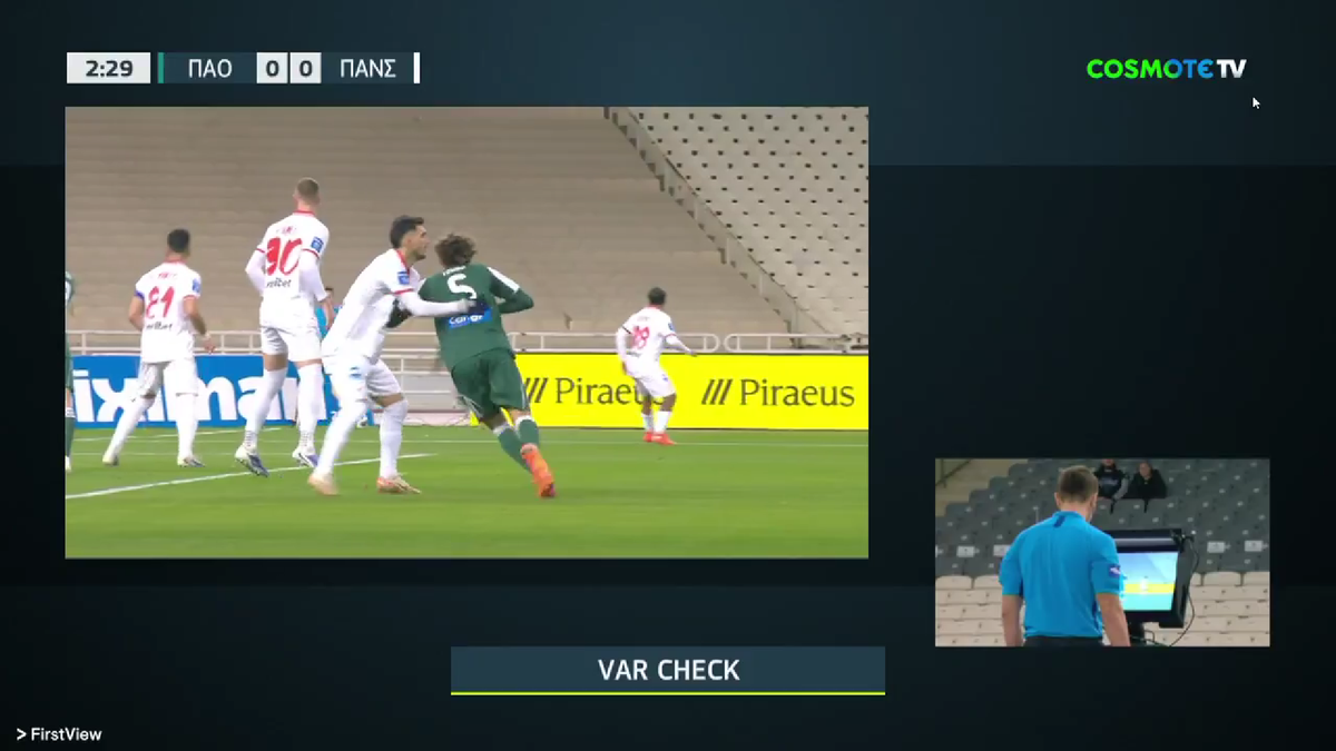 Andrei Ivan a făcut penalty în secunda 30 din Panathinaikos - Panserraikos