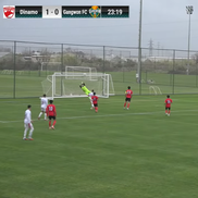 Adrian Mazilu, gol superb în Dinamo - Gangwon // FOTO: captură YouTube @48 TV