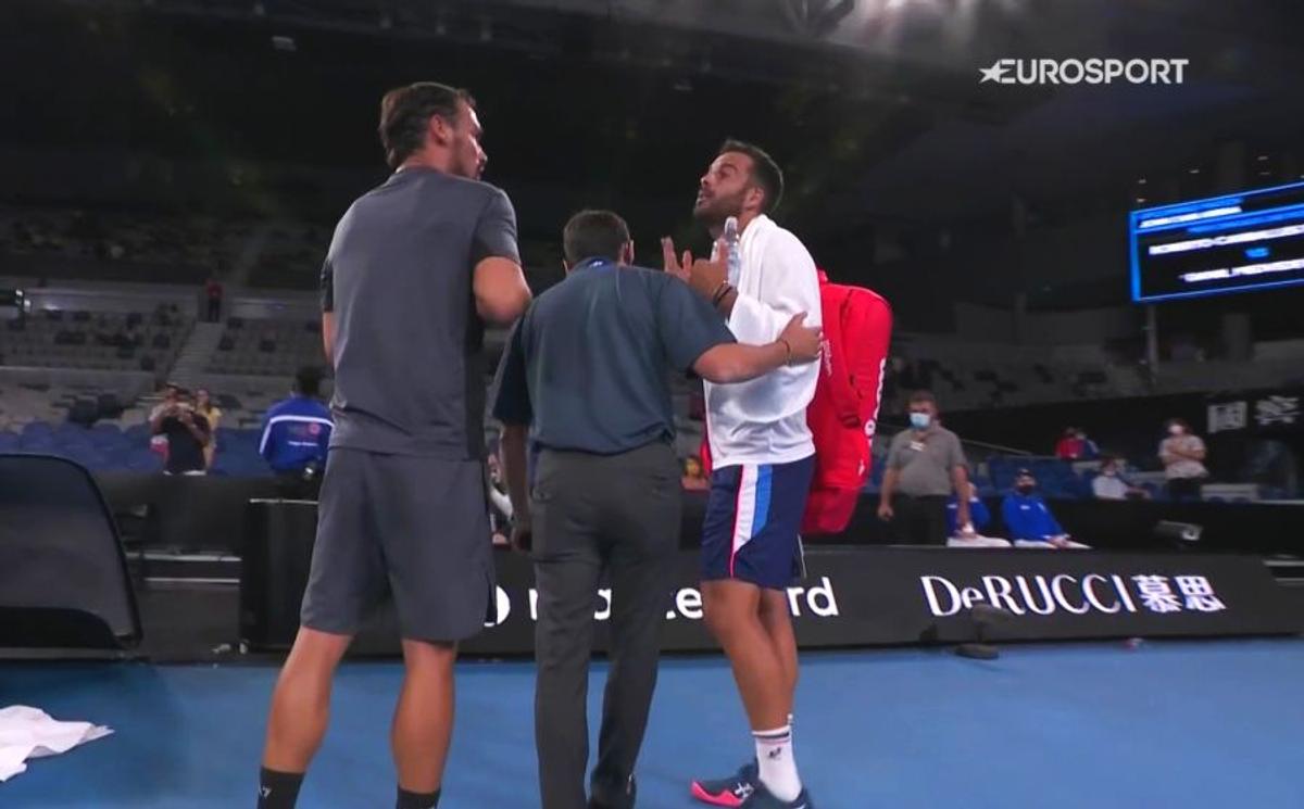 Fognini și Caruso, conflict la Australian Open / FOTO: Guliver/GettyImages