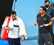 FOTO Aproape să se încaiere pe teren, după cel mai dramatic meci de la Australian Open: „De ce mă calci pe nervi?!”