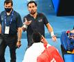 FOTO Aproape să se încaiere pe teren, după cel mai dramatic meci de la Australian Open: „De ce mă calci pe nervi?!”