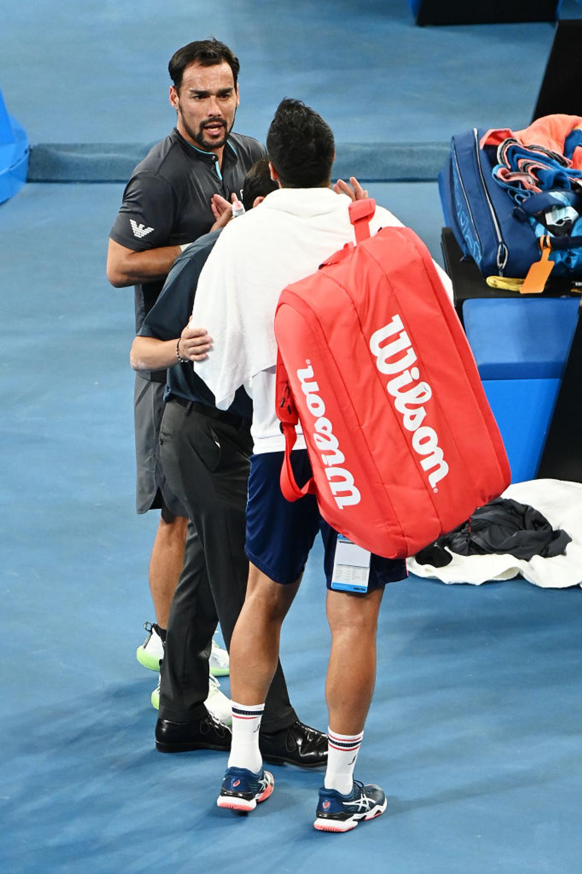 Fognini și Caruso, conflict la Australian Open / FOTO: Guliver/GettyImages
