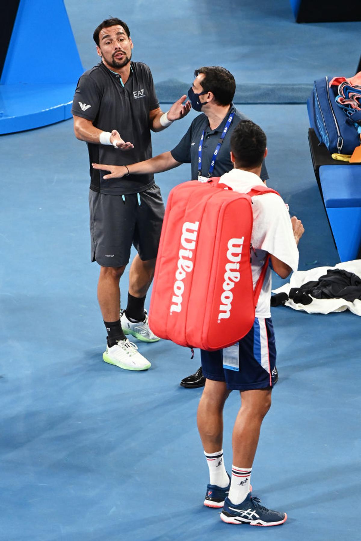 Fognini și Caruso, conflict la Australian Open / FOTO: Guliver/GettyImages