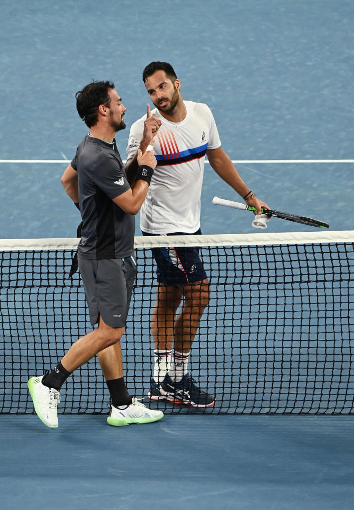 FOTO Aproape să se încaiere pe teren, după cel mai dramatic meci de la Australian Open: „De ce mă calci pe nervi?!”