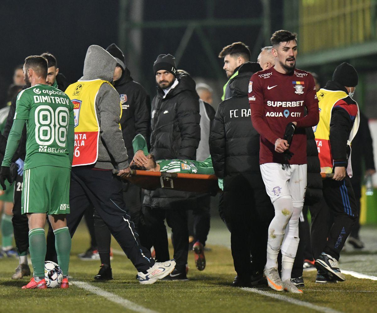 Alexandru Albu contestă eliminarea din meciul cu Sepsi: „Nu a fost de roșu, se poate vedea pe reluări!”