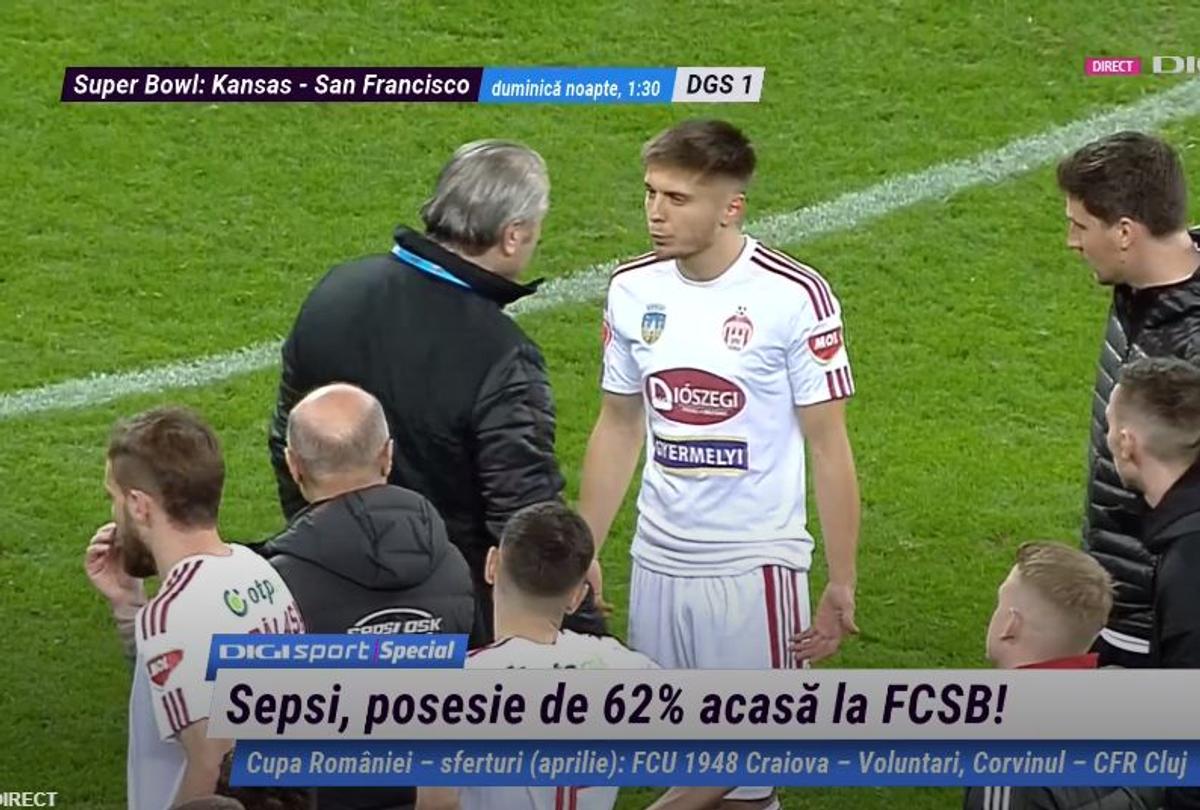 Bernd Storck și Ion Gheorghe, conflict pe gazon după FCSB - Sepsi