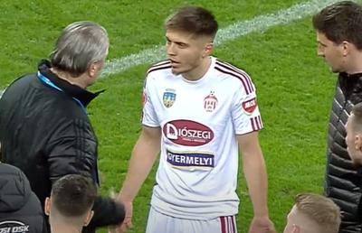 Imagini incredibile pe Arena Națională, după FCSB - Sepsi » Ceartă între antrenor și propriul fotbalist