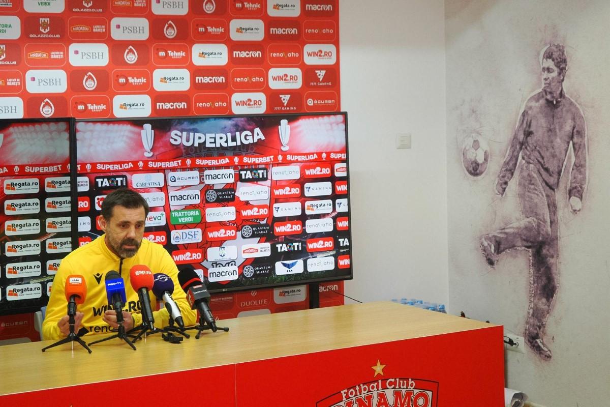 Zeljko Kopic prefațează duelul cu Farul: „Nu putem juca la egal. E greu să vorbești de ADN-ul lui Dinamo când ești la retrogradare”