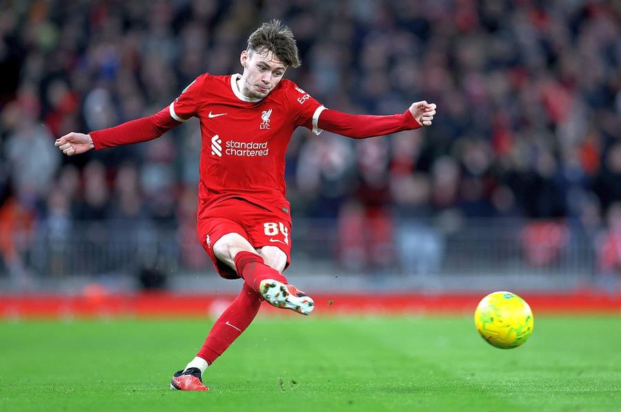 Conor Bradley a impresionat în acest sezon și este de așteptat să reapară pe foaia de joc cu Brentford // foto: Guliver/gettyimages Depășește Liverpool „complexul”, ce va alege Postecoglou, „livrează” Rice din nou? » 6 aspecte de urmărit în etapa 25 din Premier League