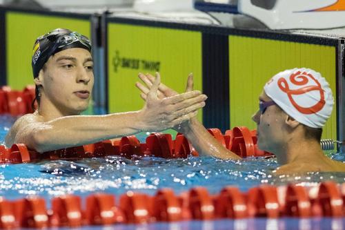 Vlad Stancu, alături de David Popovici / Foto: Imago Images