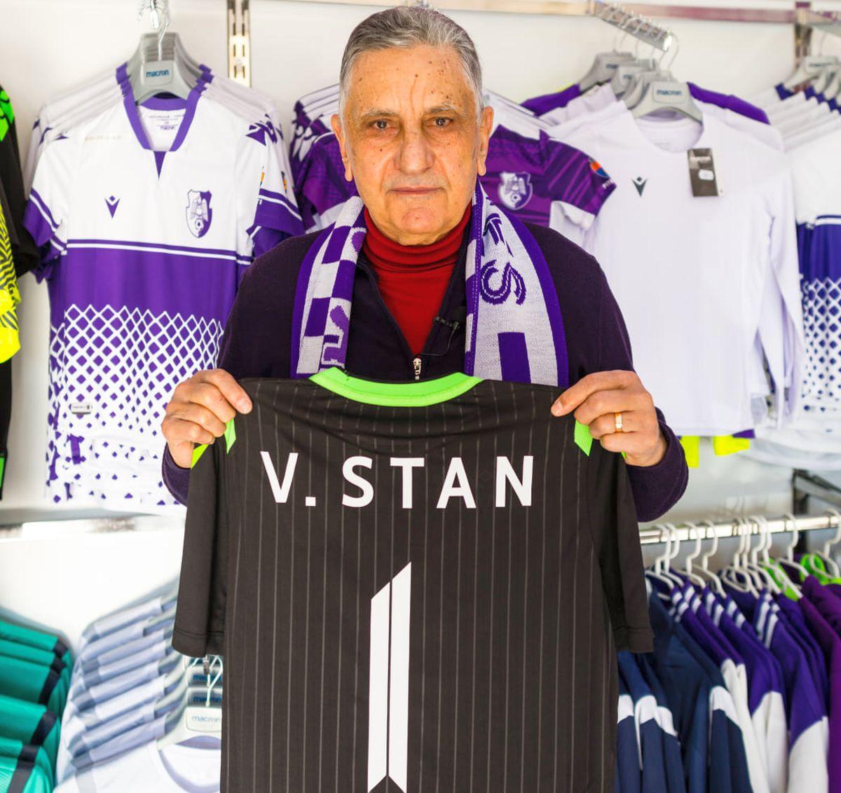 Vasile Stan, portarul de legendă al lui FC Argeș, titular în „dubla” cu Real Madrid
