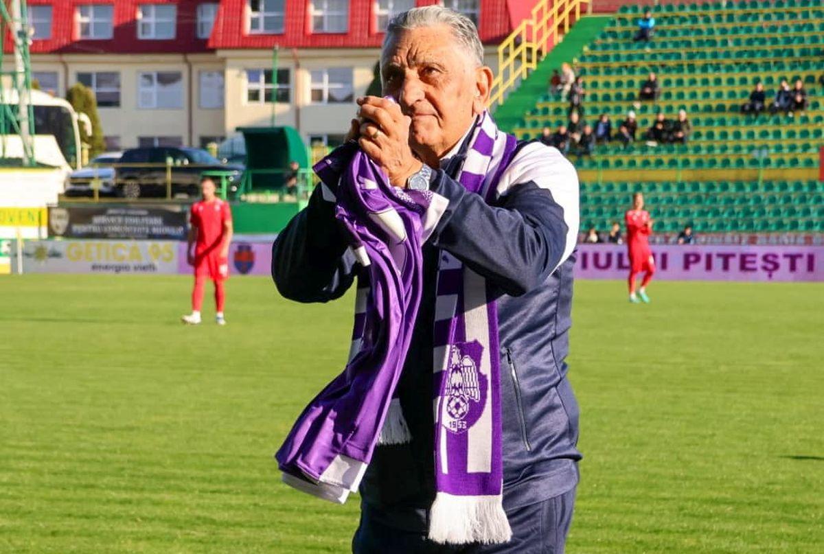 Vasile Stan, portarul de legendă al lui FC Argeș, titular în „dubla” cu Real Madrid