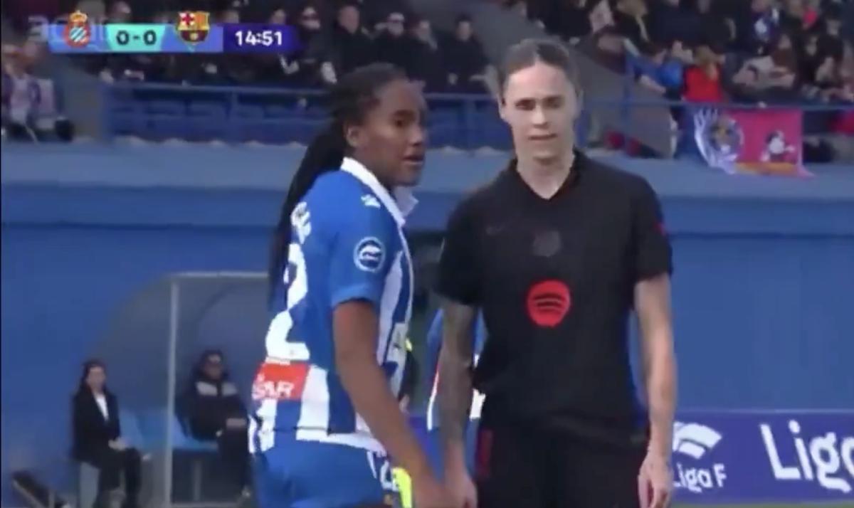 Maria Pilar Leon, acuzată de agresiune sexuală după gestul făcut la adresa Danielei Caracas, în Barcelona - Espanyol
