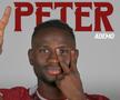 Peter Ademo, prezentat la Rapid, foto: Instagram
