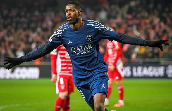 Dembele o duce pe PSG spre „optimile” Ligii Campionilor » Victorie clară cu Brest în play-off