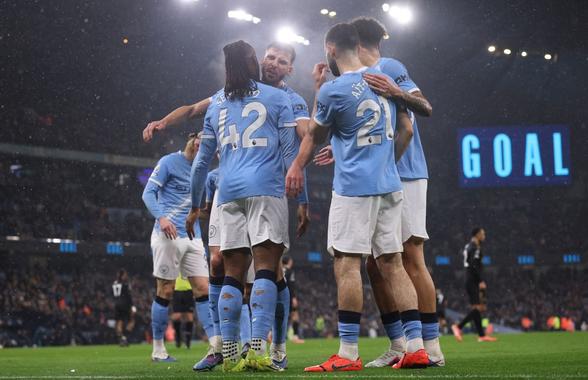 Manchester City - Fulham 3-0 » Formația lui Pep Guardiola a rezolvat lucrurile în 15 minute și ține aproape de Arsenal