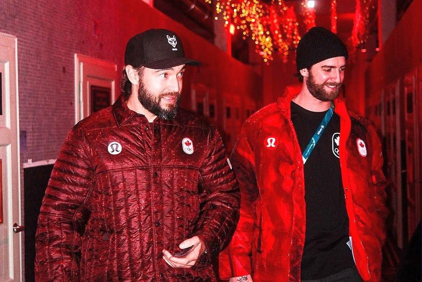 Hocheiștii canadieni părăsesc Satul Olimpic. Foto: Instagram