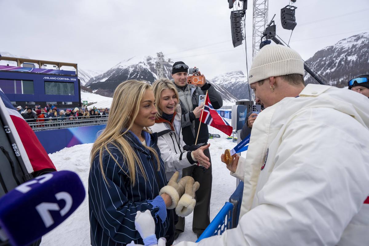Birk Ruud și logodnica Tonje Frigstad