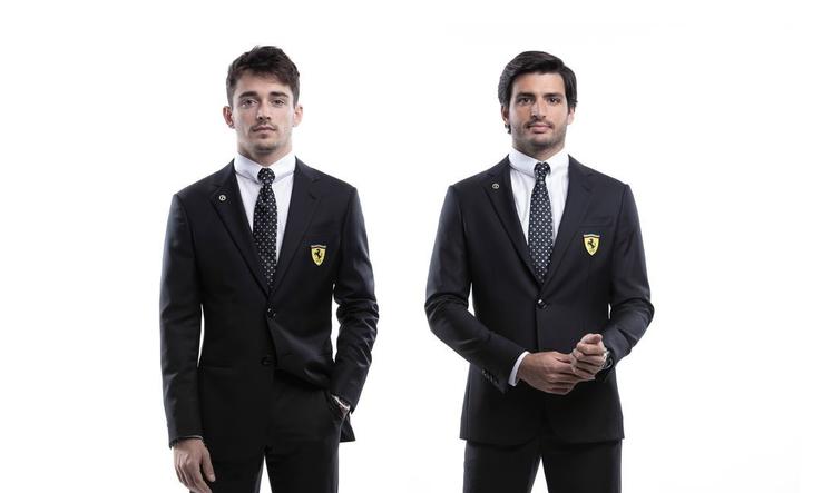 Leclerc și Sainz jr. FOTO Instagram @scuderiaferrari