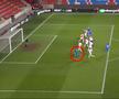 Ianis Hagi, pasă de gol în Rangers - Slavia / FOTO: Captură TV @Telekom Sport