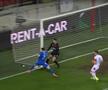 Ianis Hagi, pasă de gol în Rangers - Slavia / FOTO: Captură TV @Telekom Sport