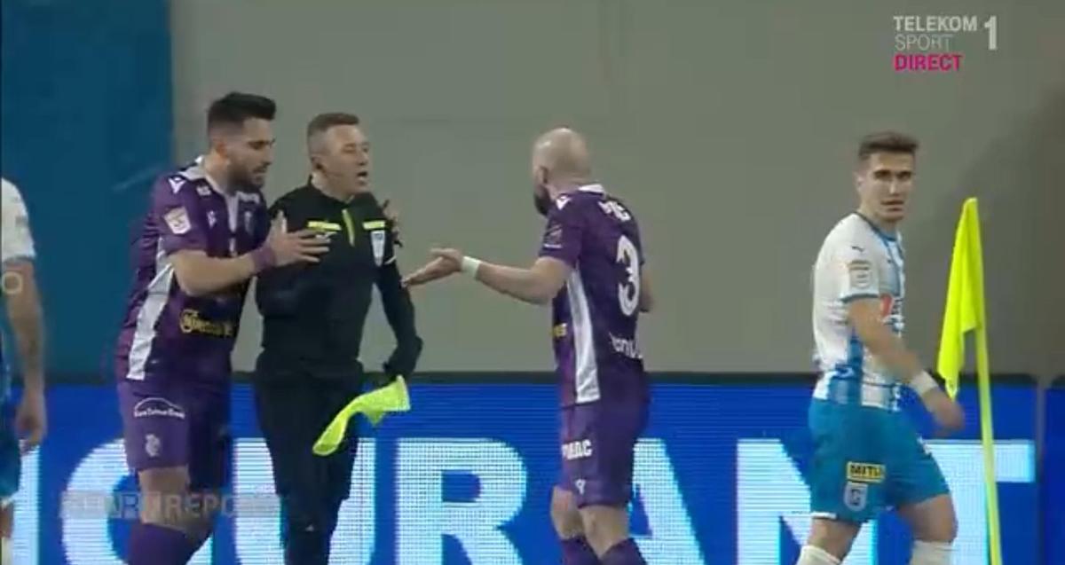 FOTO Conflict Latovlevici - Artene în CSU Craiova - FC Argeș 11.03.2022
