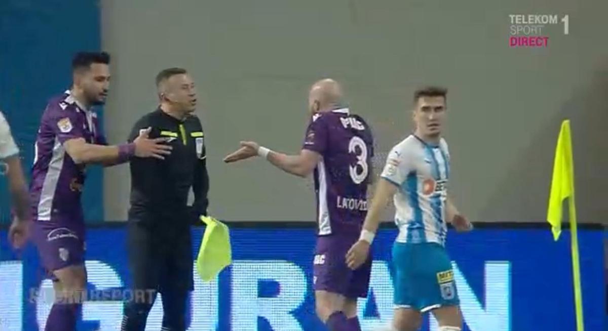 FOTO Conflict Latovlevici - Artene în CSU Craiova - FC Argeș 11.03.2022