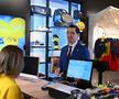Președintele FRF, Răzvan Burleanu, prezent la lansarea „Romania Store”, noul magazin oficial al echipei naționale de fotbal a României (foto: Raed Krishan/GSP)