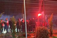 Boicot la Ovidiu » Ultrașii Rapidului au refuzat să intre pe stadion la meciul cu Farul