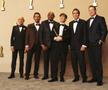 Ben Kingsley, Matthew McConaughey, Forest Whitaker, Cillian Murphy, Nicolas Cage și Brendan Fraser la Premiile Oscar 2024 (foto: Imago)