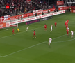 Golul lui Cătălin Cîrjan din UTA Arad - Dinamo, foto: captură Prima Sport