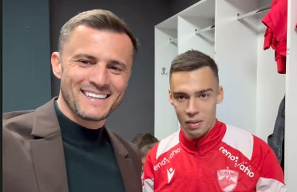 Devine tradiție? Nicolescu s-a filmat din nou cu un titular de la Dinamo: „Pentru cei care vă întrebați...”