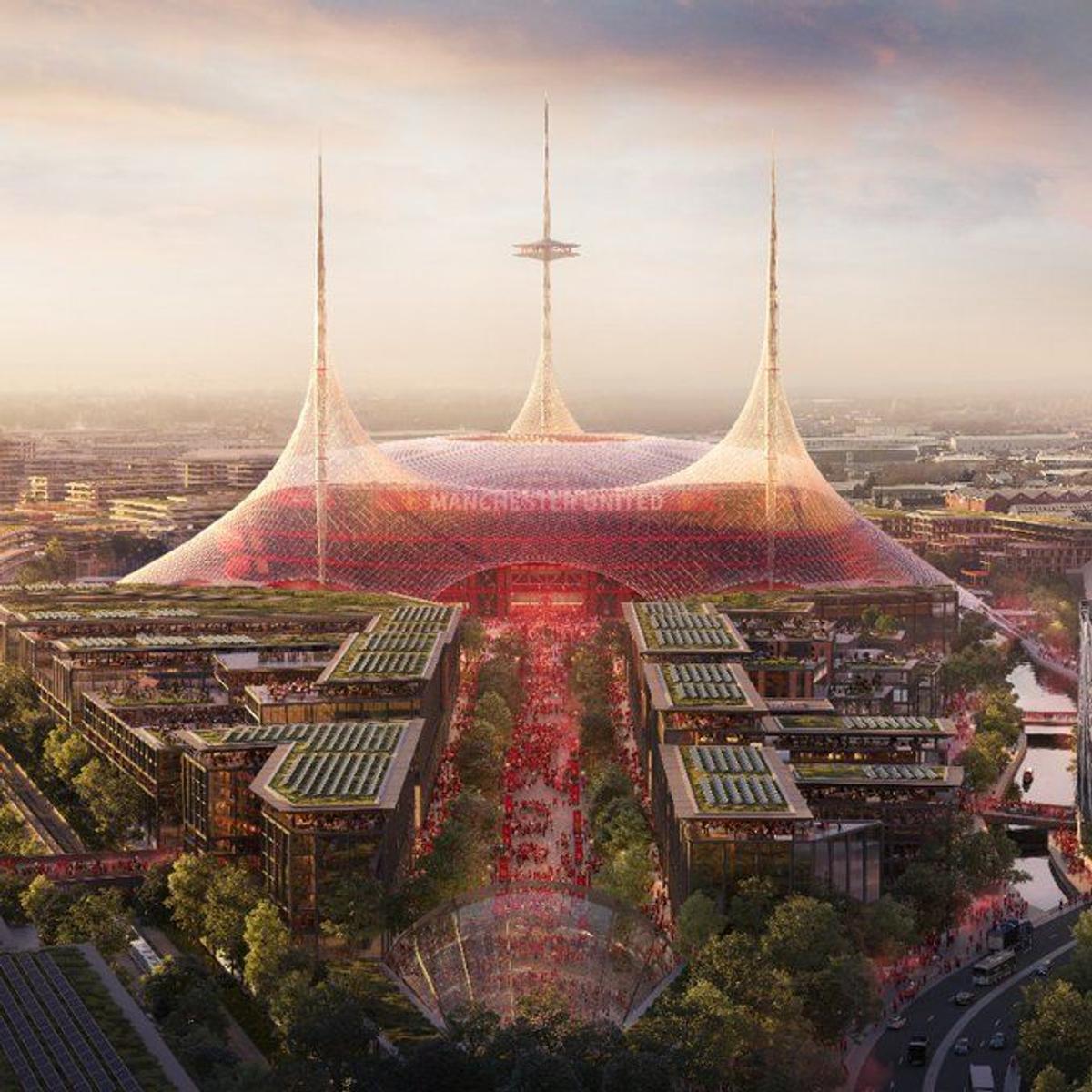 Primele imagini cu noul stadion al lui Manchester United i-au scandalizat pe fani: „Arată ca un circ, ce potrivit!”