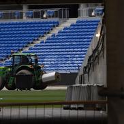 Lucrările sunt în toi la stadionul din Lyon FOTO: Ionuţ Iordache (GSP)