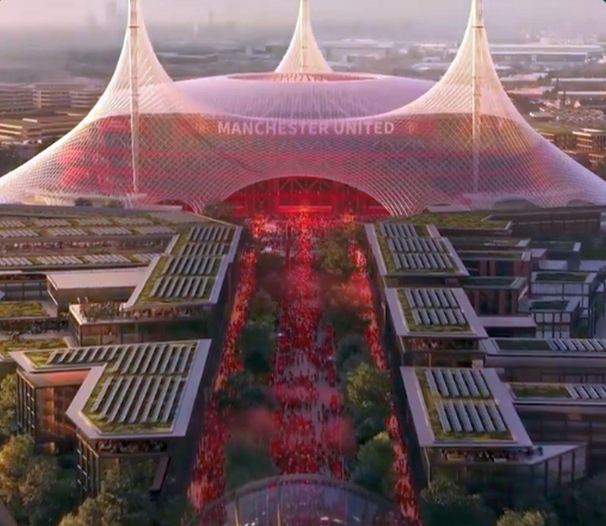 Primele imagini cu noul stadion al lui Manchester United i-au scandalizat pe fani: „Arată ca un circ, ce potrivit!”