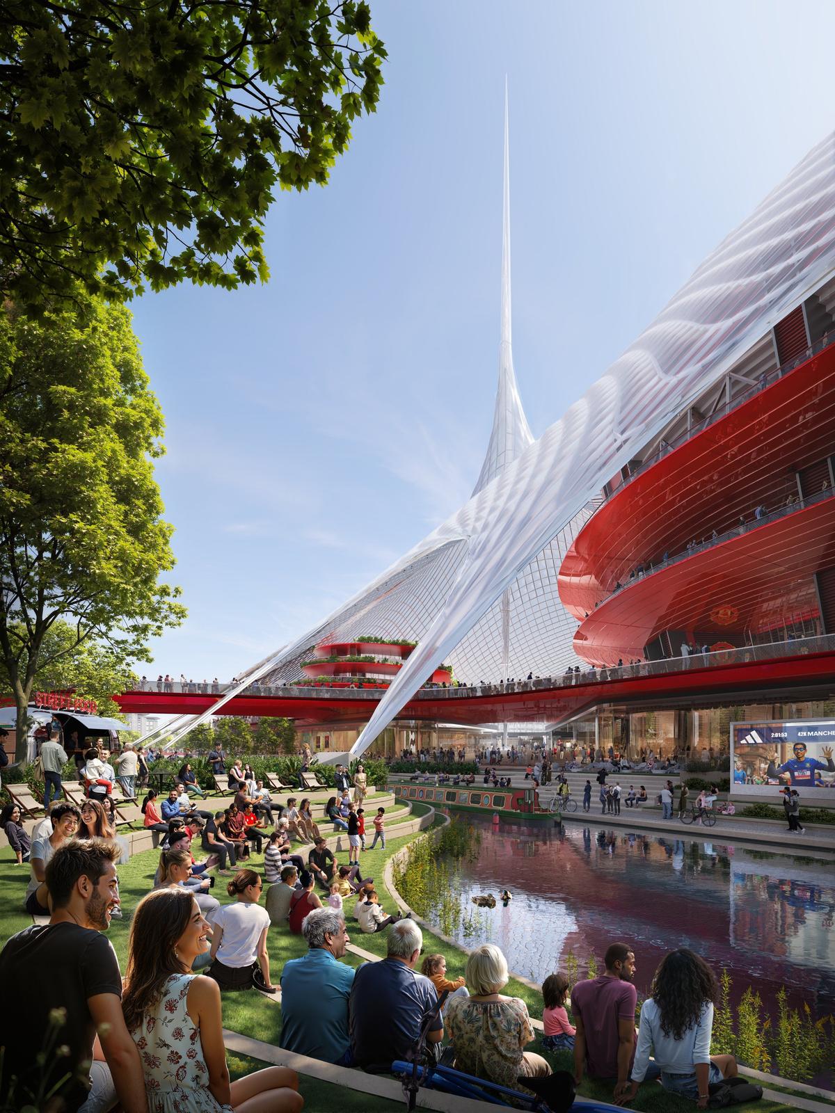 Primele imagini cu noul stadion al lui Manchester United i-au scandalizat pe fani: „Arată ca un circ, ce potrivit!”