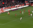 Golul lui Cătălin Cîrjan din UTA Arad - Dinamo, foto: captură Prima Sport