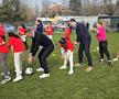 Răzvan Burleanu și Andriy Shevchenko s-au implicat activ în acțiunea de azi de la Mogoșoaia