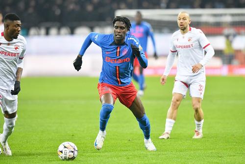Jordan Gele, primul jucător care pleacă de la FCSB în această vară, după venirea lui Alibec // foto: Cristi Preda (GSP)