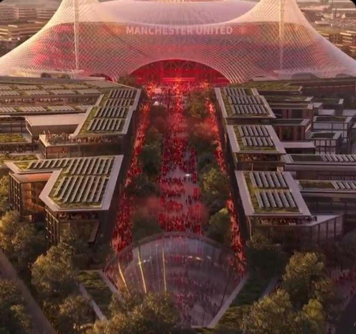 Primele imagini cu noul stadion al lui Manchester United i-au scandalizat pe fani: „Arată ca un circ, ce potrivit!”