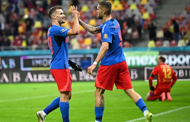 Cinci scouteri de la cluburi din top 5 campionate la Steaua Roșie Belgrad - FCSB! Titularii roș-albaștrilor aflați în vizor: „Mâine să lase văicărelile”