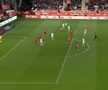 Golul lui Cătălin Cîrjan din UTA Arad - Dinamo, foto: captură Prima Sport
