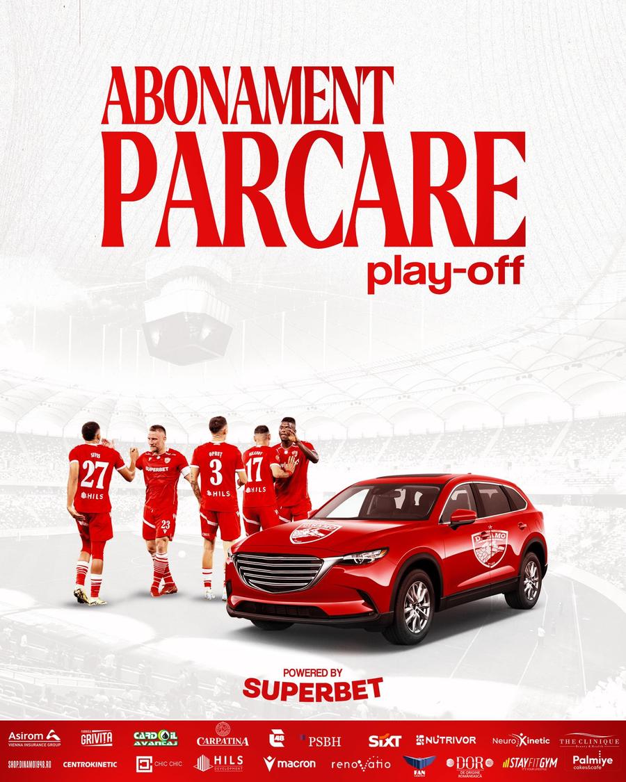 Abonamente parking Dinamo / foto: facebook Dinamo, prețuri astronomice pentru un loc de parcare la meciurile din play-off » Fanii, reacții geniale: „Mai ieftină e amenda dacă parchezi pe linia de tramvai”