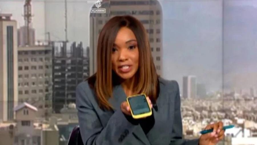 Prezentatoarei de la Al Jazeera i-a sunat alerta de urgență în direct! Transmisia partidelor din Champions League a fost întreruptă! » Rachetele lansate de Iran au declanșat alarma în studio