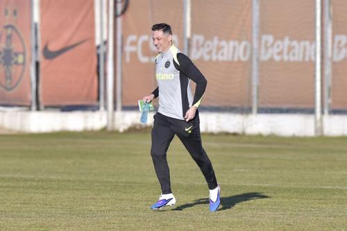 Mirel Rădoi, la primul antrenament la FCSB / Foto: Cristi Preda GSP