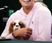 Aryna Sabalenka, alături de Ash, câinele ei/Foto: Instagram (WTA)