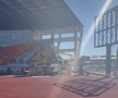 Cele mai noi imagini de la stadionul din Alexandria, martie 2026 / foto: Facebook @Badea Valentin