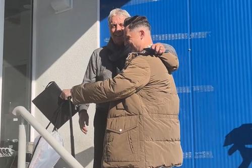 Sorin Cârțu și Mirel Rădoi / Foto: Captură YouTube Universitatea Craiova