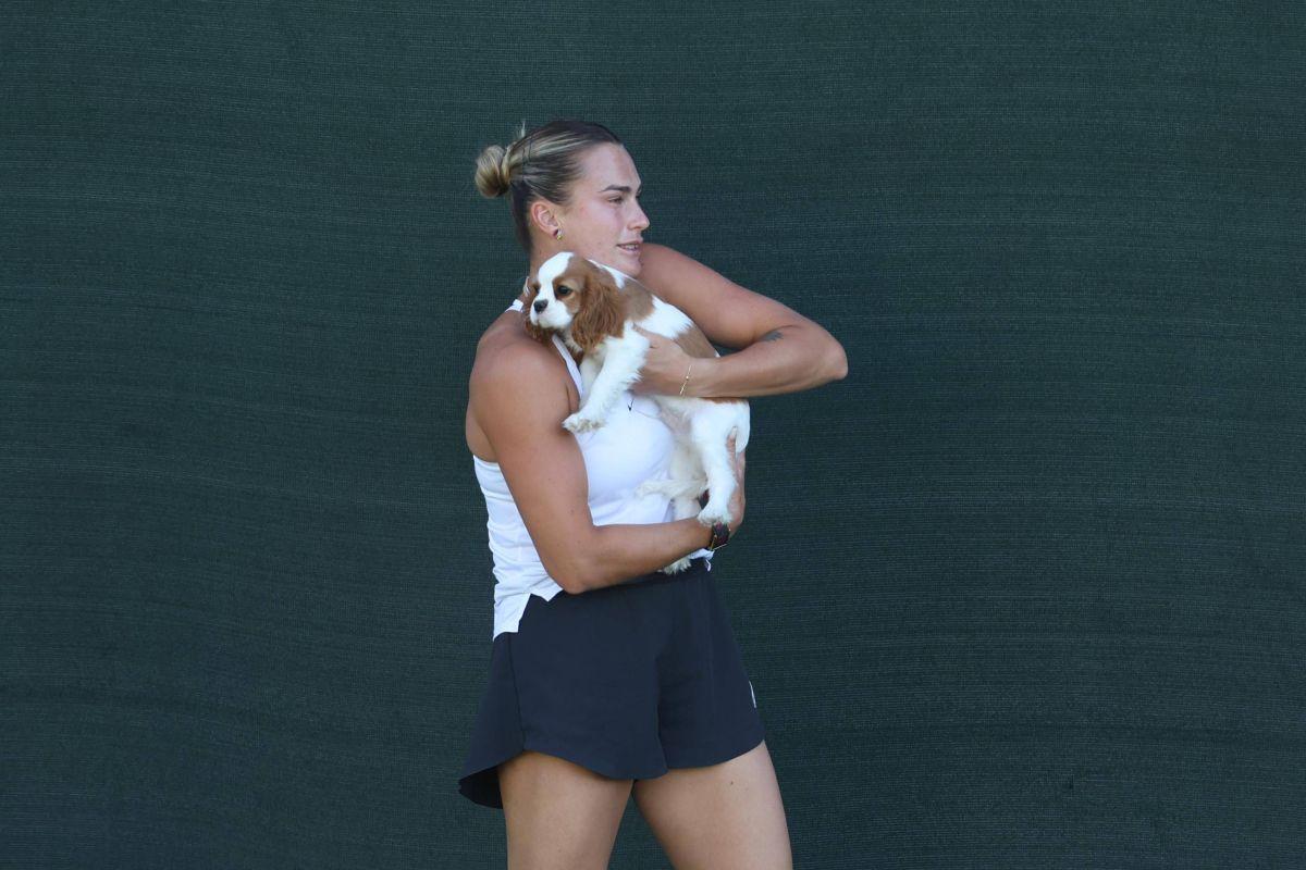 Aryna Sabalenka și-a numit noul câine după un legendar tenismen american: „Când îmi vine să izbucnesc, îl mângâi”