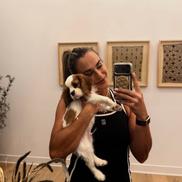 Aryna Sabalenka, alături de Ash, câinele ei/Foto: Instagram (Aryna Sabalenka)